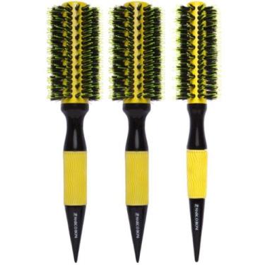 Imagem de Escovas Thermal Ceramic Yellow 2x 57mm 1x 47mm Marco Boni