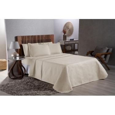 Imagem de Cobreleito Cama de Casal Padrão 2,00m x 2,20m (Várias Cores) - 115 - L