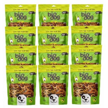Imagem de 12x Petisco Bio Dog Gourmet Loop- para Cães- Frango-100g - BioDog
