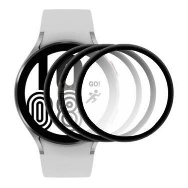 Imagem de 3x Proteção de Tela 3D Resistente Para Galaxy Watch4 44mm - TechKing, 
