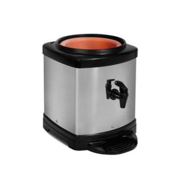 Imagem de Suporte p/ Galão de Água Inox com Cuba de Barro - Acquamar, Preto