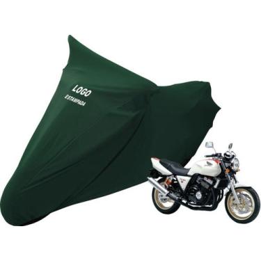 Imagem de Capa Para Proteger Moto Honda CB 400 Não Risca Pintura - Mz, Verde
