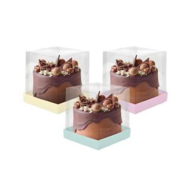 Imagem de 10 Caixas para mini bolo tortas panetones e chocotones para Confeitari