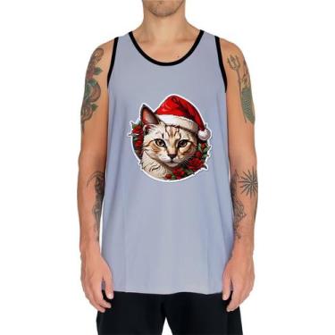 Imagem de Camiseta Regata Tshirt Natal Festas Gato Gatinho Fofo Neve 1 - Enjoy S