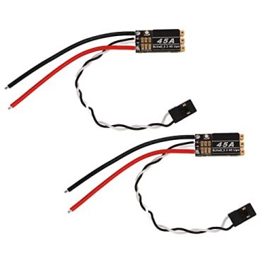 Imagem de RC Brushless ESC, 2Pcs 45A RC Drone Controlador Eletrônico de Velocidade Com Luz LED para FPV Crossing Drone Quatro Eixos Drone