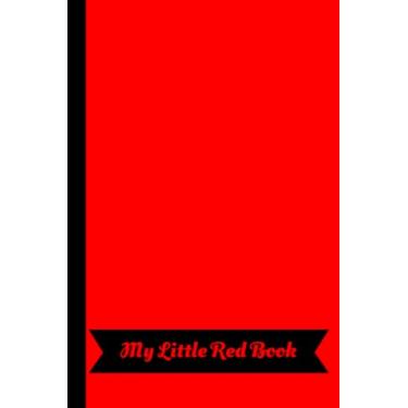 Imagem de My Little Red Book: Rainbow Color Notebook Series | Blank Notebook | Lined Notebook | Journal | 120 6 x 9 inch Pages | Notepad for Writing | My Notes ... Journal | School Notebook | Red Notebook