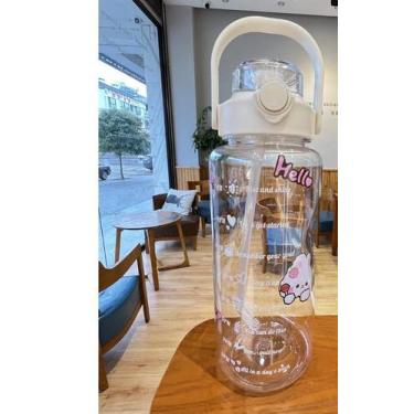 Imagem de Garrafa De Água ou Suco 2L Com Canudo Squeeze Academia Top - home in b