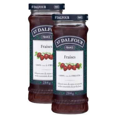 Imagem de kit 2 GELÉIA PREMIUM ST. DALFOUR SABOR MORANGO -  248G