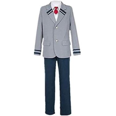 Imagem de Grand Duke Cos My Hero Academy OCHACO URARAKA Midoriya Izuku School Uniform Cosplay Costume (Custom Made)
