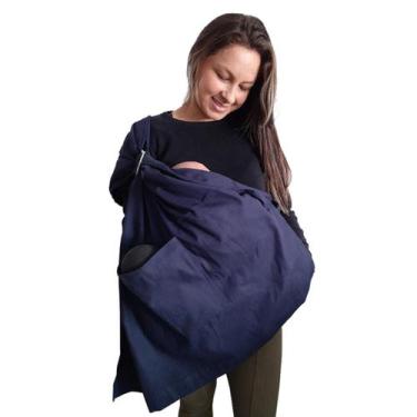 Imagem de Canguru Sling de Argola Wrap com Bolso Carregador De Bebe Proteção Mam