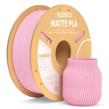 Imagem de Filamento PLA 1,75mm ELEGOO Matte Sakura Pink - 1kg