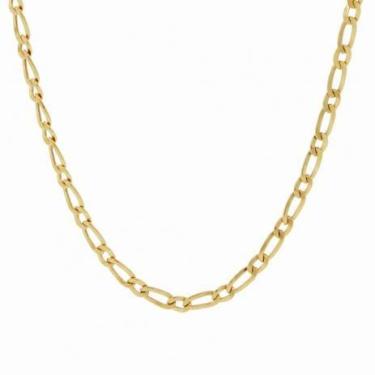 Imagem de Corrente masculina MapShops folheada a ouro 60 cm