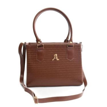 Imagem de Bolsa Feminina Baú Lorena Alça Transversal De Ombro Ajustável Lançamen