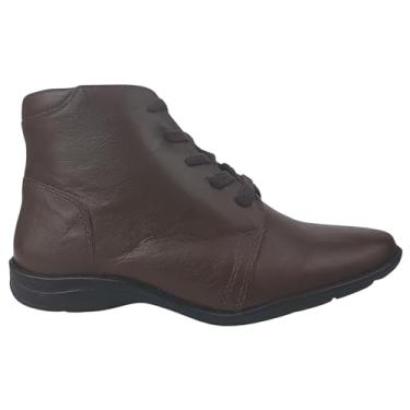 Imagem de Bota Feminina Rasteira Chuy Couro Legítimo (Marrom, BR, Adulto, Numérico, 34)