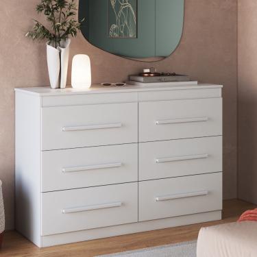 Imagem de Cômoda 6 Gavetas 100 mdf Arizona Doripel