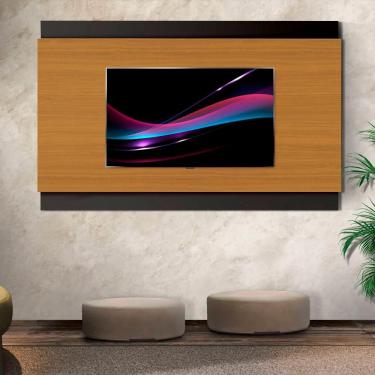 Imagem de Painel De Parede TV Até 75 Polegadas Cedro Preto Legacy 2.0 edn Móveis