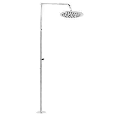 Imagem de Chuveiro Externo Inox C40 Ducha Redonda