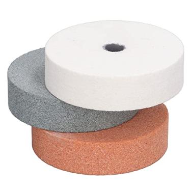 Imagem de Tool de Polimento de Polimento de Polimento de Polimento de Roda de Roda Conjunto de Madeira de Cerâmica de Metal 3pcs Eficientes e Eficientes Duráveis ​​compactos Leves