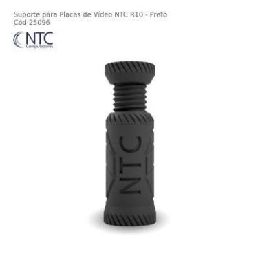 Imagem de Suporte Para Placa De Vídeo Ntc, R10, Preto - R10blk