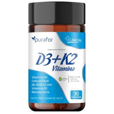 Imagem de Suplemento Alimentar Vitamina D3 + K2 - Colecalciferol + Menaquinona