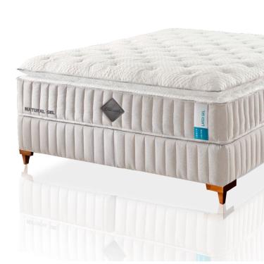 Imagem de Colchão De Látex Qgel Com Cobre Box King 193x203cm