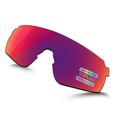Imagem de Bowyer Lentes de reposição polarizadas para óculos de sol Oakley EVZero Blades OO9454, Espelho magenta escuro, EVZero Blades OO9454