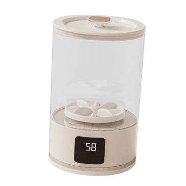 Imagem de WeiLaiKeQi Máquina de lavar portátil, pequena lavadora, eletrodomésticos, pequena lavadora para meias, roupas de bebê, Branco