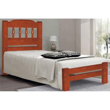 Imagem de Cama Solteirão (Solteiro Extra) Roma de Madeira Maciça Tauari