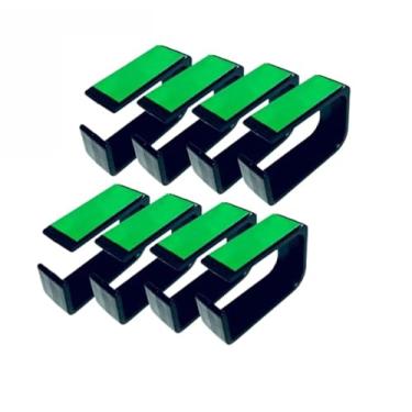 Imagem de Passa fio Kit Organizador De Cabos para Esconder Fios embaixo de Mesa Setup Gamer Home Office Decor(Preto,4 peças)