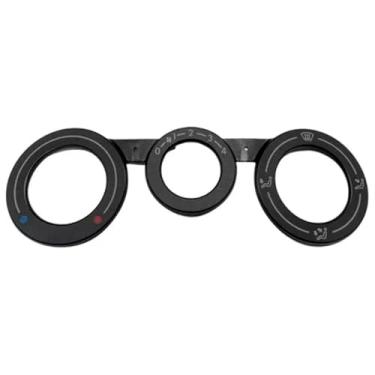 Imagem de Moldura Acabamento Comando Ar Condicionado Compativel com Gol Parati Saveiro G3 G4, 2004-2012, Preto