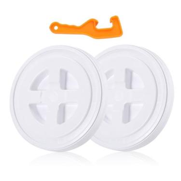 Imagem de Tampa de balde de 5 galões x2 com abridor para armazenamento de tinta 