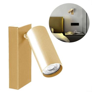 Imagem de Arandela Direcionável Para Leitura Dourado Quarto Mr11 Bet34