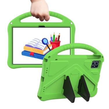 Imagem de Tading Capa infantil para Onn 25.7 cm Gen 4, capa protetora de espuma vinílica acetinada adequada para crianças para tablet Walmart Onn 10,1 polegadas 4ª geração 2024 - verde