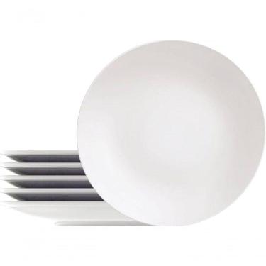 Imagem de Conjunto 8 Pratos Raso Paula Barb Porcelana 28cm Tramontina