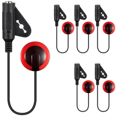 Imagem de Captador de guitarra acústica Piezo Microfone autoadesivo para guitarra, violino, viola, violoncelo, banjo, ukulele, bandolim Kalimba e mais (pacote com 6 captadores K01)