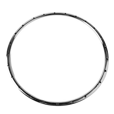 Imagem de Banjo Tension Hoop Metal Premium Durável Substituição leve para jogadores de banjo Silver 30cm