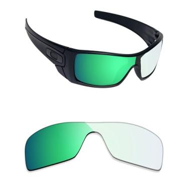 Imagem de Alphax Lentes de reposição Adapt Green fotocromáticas espelhadas não polarizadas para óculos de sol Oakley Batwolf OO9101