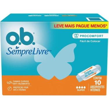 Imagem de Absorvente interno Buffer O.B. Original super 10u