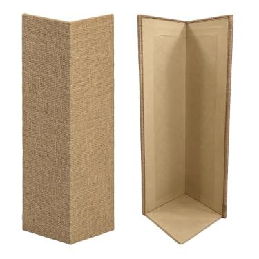 Imagem de Arranhador e Protetor para Sofá de Gato PETYC Modelo de Canto com Juta ou Carpete, Alta Resistência (Juta)