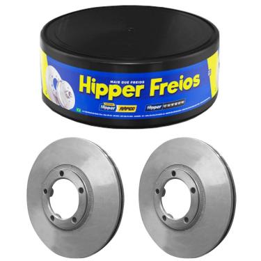 Imagem de Par Disco Freio Hyundai H1 2.4 2004 a 2009 Dianteiro Ventilado