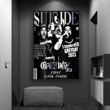 Imagem de Adesivos Decorativos Vintage Do Cantor Suicideboy Para Casa, Bar, Café