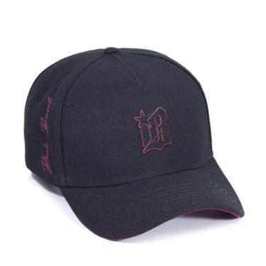 Imagem de Boné Feminino Preto Vinho Snapback Ajustável Black Brazil - Use Young,