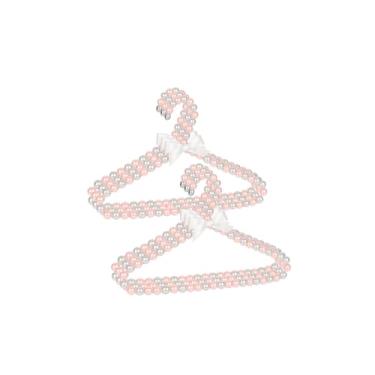 Imagem de CONCEPTS 6 cabides de pérola para bebês meninas e mulheres, conjunto de cabides decorativos de armário para berçário, vestidos de casamento, roupas infantis, ocasiões especiais, sessões de fotos e