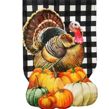 Imagem de Briarwood Lane Bandeira de jardim de serapilheira de peru