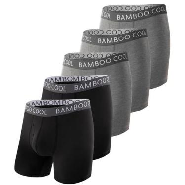 Imagem de Cuecas boxer BAMBOO COOL, roupa íntima masculina ultra confortável e m