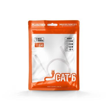 Imagem de Cabo De Rede Cat6 5M Branco Pc-Eth6U50Wh