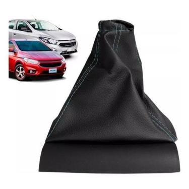 Imagem de Coifa Cambio Onix Prisma 2013 14 15 A 2019 Preta Linha Azul