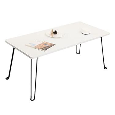 Imagem de Mesa de centro de design simples, mesa de café, mesa de chá dobrável simples, mesa de coquetel industrial, usada para quarto, sala de estar, mesa de jantar, mesa lateral de café, mesa lateral