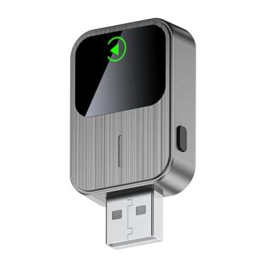 Imagem de Adaptador CarPlay sem fio para iPhone – com fio para carro sem fio, Plug & Play, conexão rápida e estável, mini USB e botão de reinicialização, compatível com carros 2016+ (apenas iOS)