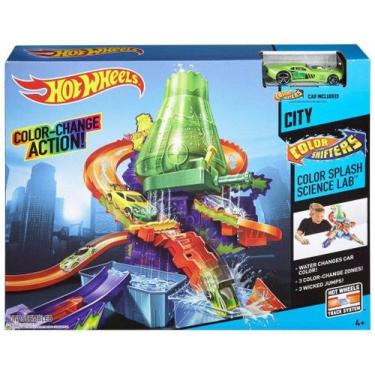 Imagem de Pista Hot Wheels Estação Científica  Color Change Mattel
